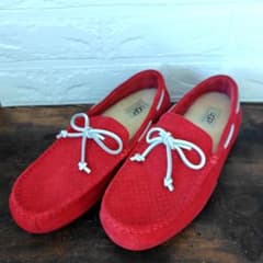 ★美品★UGG チェスター　パーフ　スリッポン レッド 27cmのサムネイル