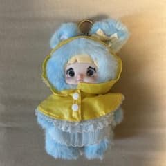 NOMMI ぬいぐるみ マスコット 水色 フード付きのサムネイル