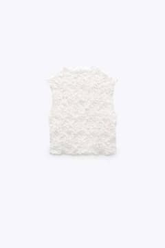 ZARA トップス　白のサムネイル
