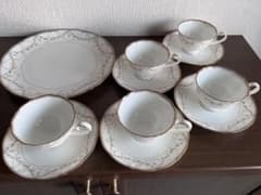 ノリタケ シエラモレナ9977 カップ＆ソーサー5客と大皿セット - メルカリ