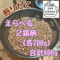 299coffee 自家焙煎 コーヒー豆 珈琲豆 合計400g（各200gずつ）のサムネイル
