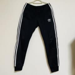 adidas 3本ライン ブラック ジャージパンツ 160のサムネイル