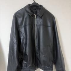 ZARA フェイクレザージャケット ブラック XLのサムネイル