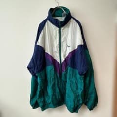 マックレガー ナイロンジャケット立ち襟 長袖 配色ビッグサイズ【XL 