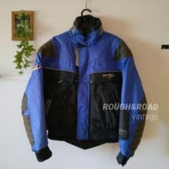 ROUGH&ROAD バイクジャケット 90s ヴィンテージ ブルー/ブラック m95420123027_1.jpg?1767777319