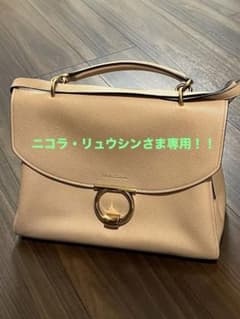 極美品✨フェラガモ マーゴット ガンチーニ2wayトップハンドル　ピンクベージュのサムネイル