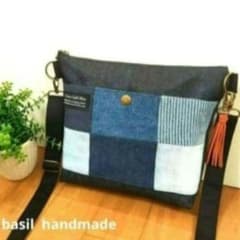 デニムリメイクバッグ♡ ショルダーバッグ パッチワーク☆デニム☆新品
