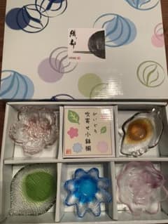 織部 ORIBE びいどろ 吹寄せ 小鉢のサムネイル