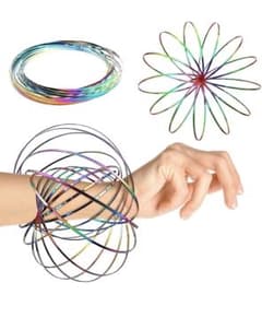 マジックリング 魔法のスプリング 3D 立体 ストレス解消収納袋付 グリーン