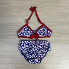 花柄セパレート水着 女の子用 90cmのサムネイル