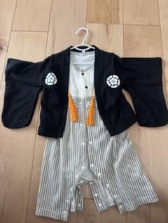 ベビー用 袴風 ロンパース 80cmのサムネイル