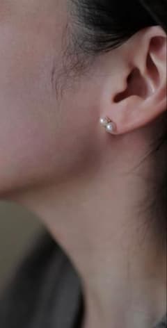 plusvendome パール ゴールド ピアス