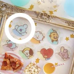 이치 반 쿠지 BT21 J상 반짝반짝 별 유리판 KOYA