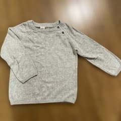 H&M グレー ニットセーター 2-3Y