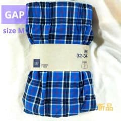 GAP BOXERS M 　トランクス　ブルー　ネイビー　チェック　新品のサムネイル