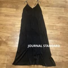 ジャーナルスタンダード マットサテンキャミソールマキシドレス　ブラック