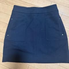 ブラックタイトスカート ミニ丈 バックジップのサムネイル