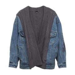 BAGARCH KNIT COMBI DENIM JKTのサムネイル