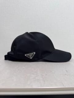 【1度のみ着用】PRADA(プラダ) Re-NylonベースボールキャップL 黒のサムネイル