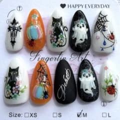 ハロウィン ネイルチップ Fingertin Art Mサイズのサムネイル