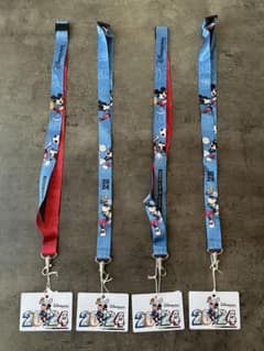 【パリ限定】オリンピック✖️ディズニーランド・パリ公式ランヤード 4本セットのサムネイル
