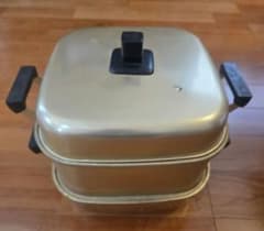 アルミ製四角蒸し器 中型のサムネイル