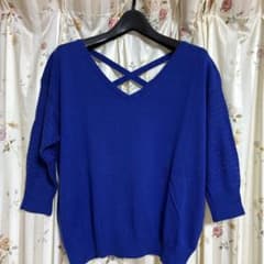 vikka for haco. ニット ブルーのサムネイル