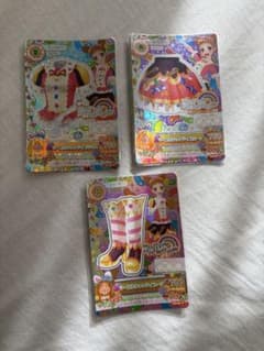 アイカツ マーブルキャンディコーデ 3枚セット プレミアムレアのサムネイル