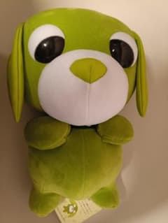 タグ付き お茶犬 リョク お昼寝ぬいぐるみ