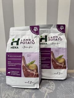 HEKA LAMB & POTATO ドライフード 1.8kg×2袋 - メルカリ