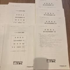 TAC消費税法2021模試一式のサムネイル