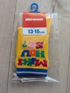 MIKI HOUSE ベビー靴下 13-15cm イエローのサムネイル