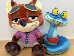 ズートピア2スーパーラージぬいぐるみ ニック&ゲイリー2点セット