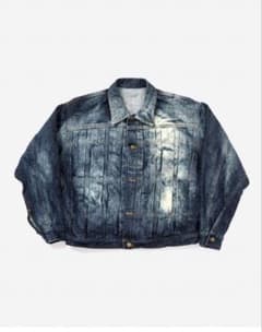 26SS LES SIX ダークブルー デニムジャケット　XLだがM相当のサムネイル