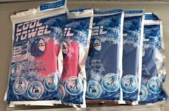 新品未開封品 冷却グッズ 西川のクールタオル5点セットのサムネイル