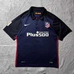 美品 ナイキ 正規品 アトレティコマドリード 15/16 トレース ユニフォーム Y8982】NIKE アトレティコ・マドリード15-16 アウェイユニフォーム