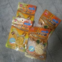 【小動物のおやつ】つみたてコーンとこしたてプチ豆腐各２袋のサムネイル