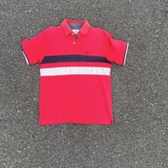 ポロシャツ レッド ネイビー ホワイトU.S.A製のサムネイル