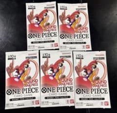 未サーチ】ワンピースカード ラウンドワン 未開封パック 5パック