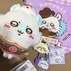 ちいかわ　モモンガ　ぬいぐるみ　チャーム　5点まとめ売り　新品　正規品　匿名配送のサムネイル