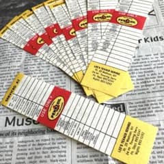 限定1 海外 ヴィンテージ オイル チケット 10枚☆ ジャンクジャーナル