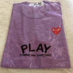連休限定最終価格　プレイコムデギャルソン　半袖Tシャツ　パープルM  新品未使用のサムネイル
