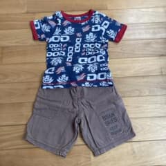 Tシャツ ハーフパンツ 2点セット ダディオンダディ ブランシェス 100のサムネイル
