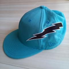 Supreme ターコイズキャップ 稲妻刺繍