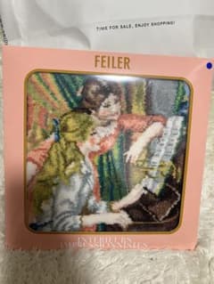 新品未使用】オルセー美術館 印象派 フェイラー ハンカチ ブルー