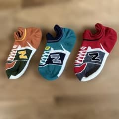 New Balance スニーカー柄 ソックス 3足セット 21〜23センチのサムネイル