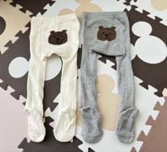 babyGap✩︎クマさんケーブルニットタイツ(12〜24 month)のサムネイル