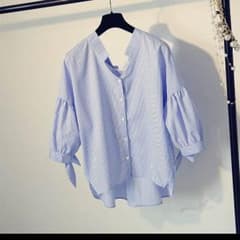 バックリボン シャツ  ZARA好きな方にものサムネイル