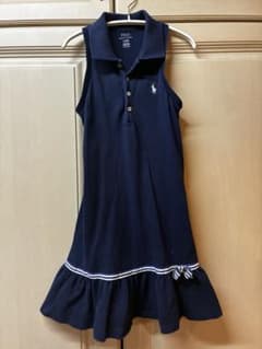 POLO RALPH LAUREN ノースリーブワンピース ネイビー 120のサムネイル