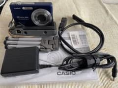 CASIO EXILIM EX-Z700 動作品 オールドコンデジ　ブルー CASIO EXILIM EX-Z700 動作品 オールドコンデジ ブルー - メルカリ